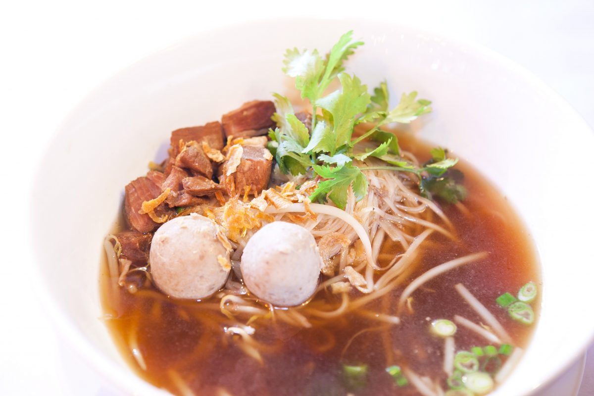 Boat Noodles at New York's Yum Yum 3, which has been certified as a Thai SELECT restaurant. (Samira Bouaou/The Epoch Times) 