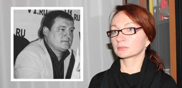 Svetlana Torubarova (R), wife of the imprisoned Russian businessman Alexey Torubarov (L). (Courtesy of Helpaman.org)