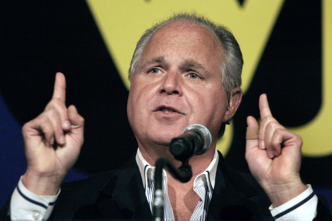 Radio talk show celebrity Rush Limbaugh in a file photo. (Bill Pugliano/Getty Images)