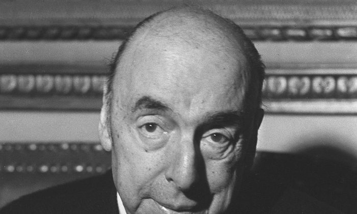Poet Pablo Neruda, then the Chilean ambassador to France, is pictured answering journalists' questions after the announcement that he had been awarded the Nobel Prize for Literature, on Oct. 21, 1971. A Chilean judge recently ordered the exhumation of Neruda's body in order to try to determine the cause of his death, which his former driver believes was due to assassination on the orders of General Augusto Pinochet. (AFP/Getty Images)
