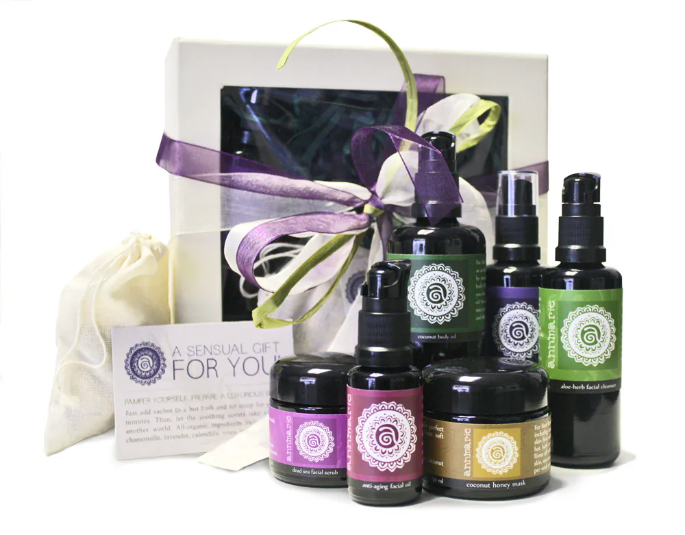 Give Mom the gift of naturally formulated products to pamper herself without any toxic chemicals. (Courtesy of Annmaire Gianni)