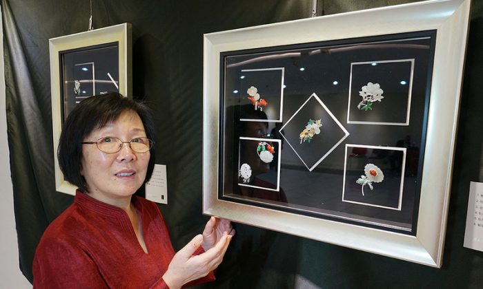 Designer Wang Peinan and some of her artwork. (Wang Peinan)