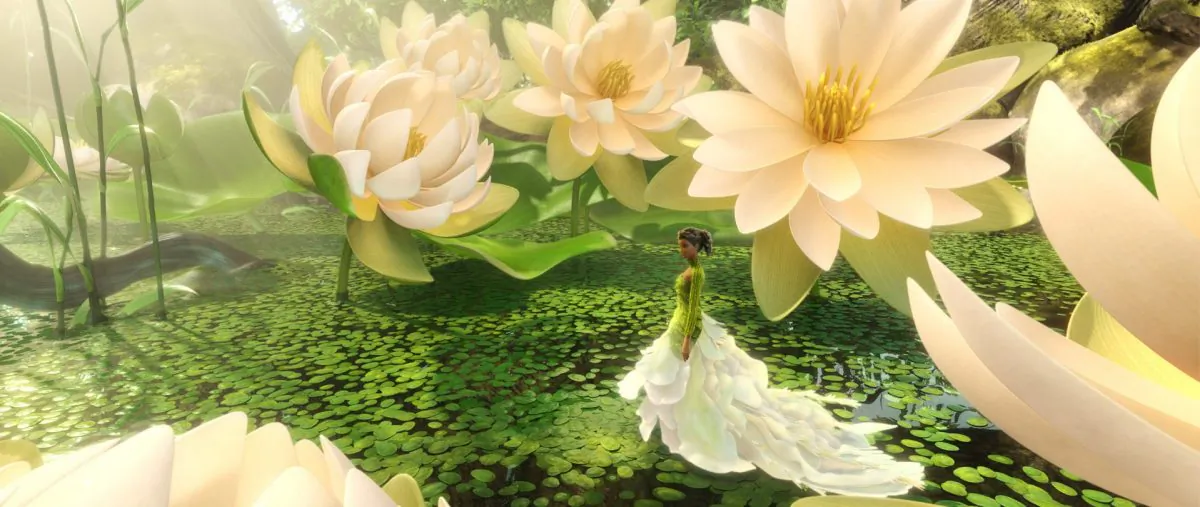 Queen Tara (voiced by Beyoncé Knowles) reigns over Moonhaven, an unseen Eden-like world. (Courtesy of Blue Sky Studios and Twentieth Century Fox Film Corporation)