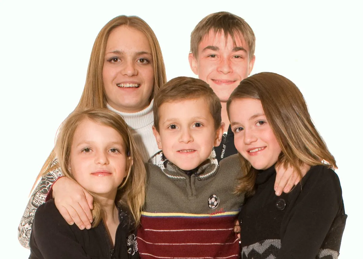 All the children from "High Five: a suburban adoption saga," Surrey, BC, 2009. (Geno DellaMattia)