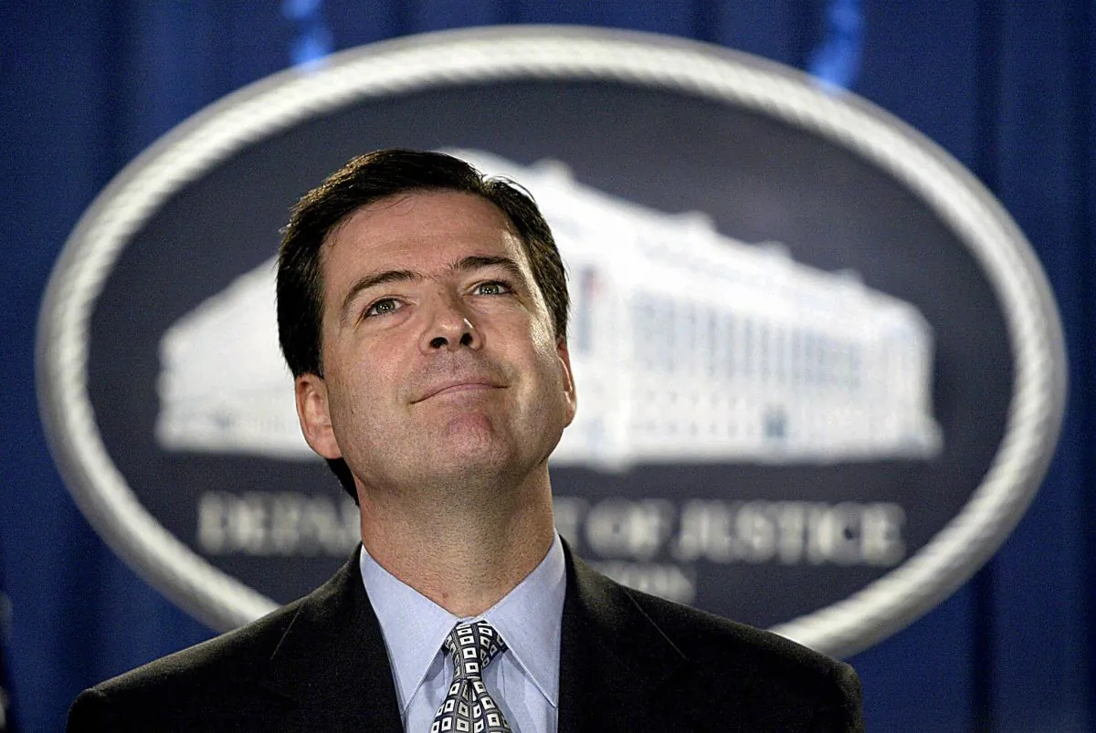 FBI director James Comey at the Justice Department in Washington, D.C., on Aug. 5, 2004. (Tim Sloan/AFP/Getty Images)
