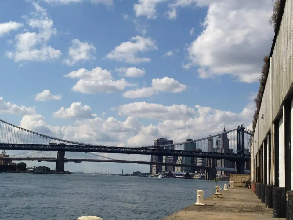 Pier 42 is shown in a press image from the office of New York State Senator Daniel Squadron. The warehouse and parking lot on the East River is being converted into a waterfront park. (Courtesy of New York State Senator Daniel Squadron)