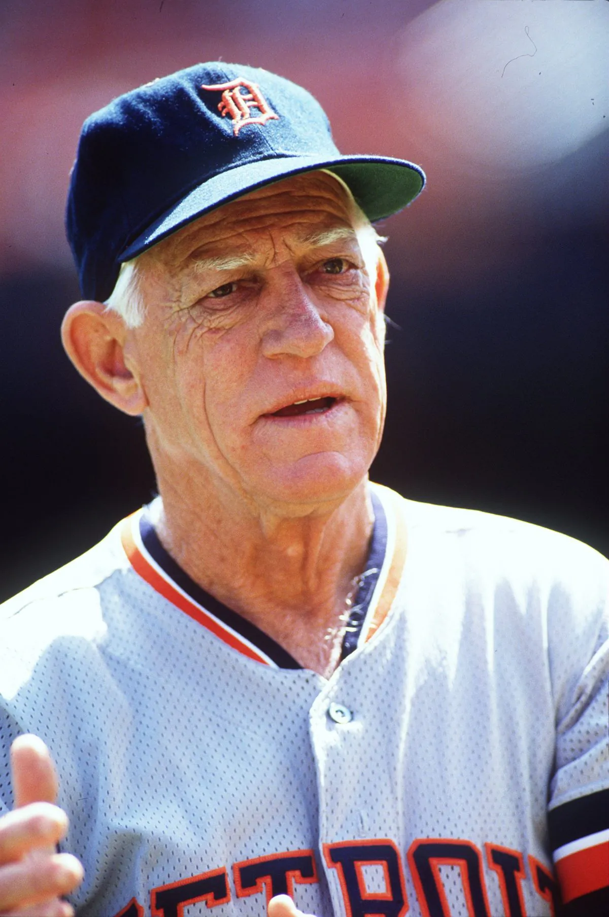 Sparky Anderson (file photo) was nicknamed 'Captain Hook' due to his impatience with starters. (Otto Greule Jr/Getty Images)