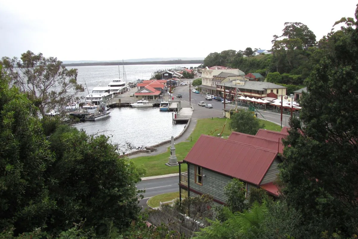 The port town’s small size is part of Strahan’s appeal. (Mitchell Jordan)