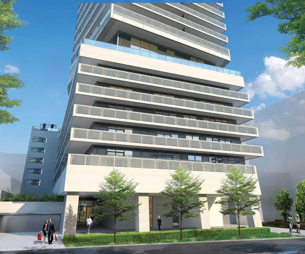 Porte chochere at 2221 Yonge St. (Tower Hill Developments)