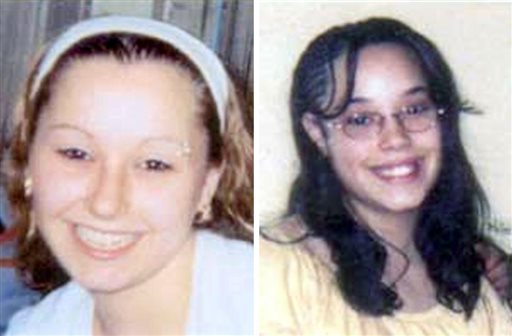 These undated handout photos provided by the FBI show Amanda Berry, left, and Georgina "Gina" Dejesus. Cleveland Police Chief Michael McGrath said he thinks Berry, DeJesus and Michelle Knight were tied up at the house and held there since they were in their teens or early 20s. Berry and the two other women who went missing a decade ago were found on Monday, May 6, 2013 elating family members and friends who'd longed to see them again. (AP Photo/FBI)