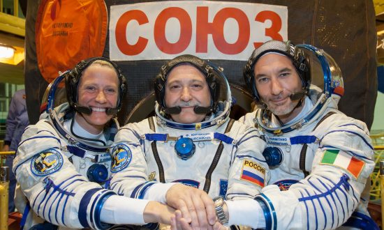 Astronauts Preparing for Trip to Space