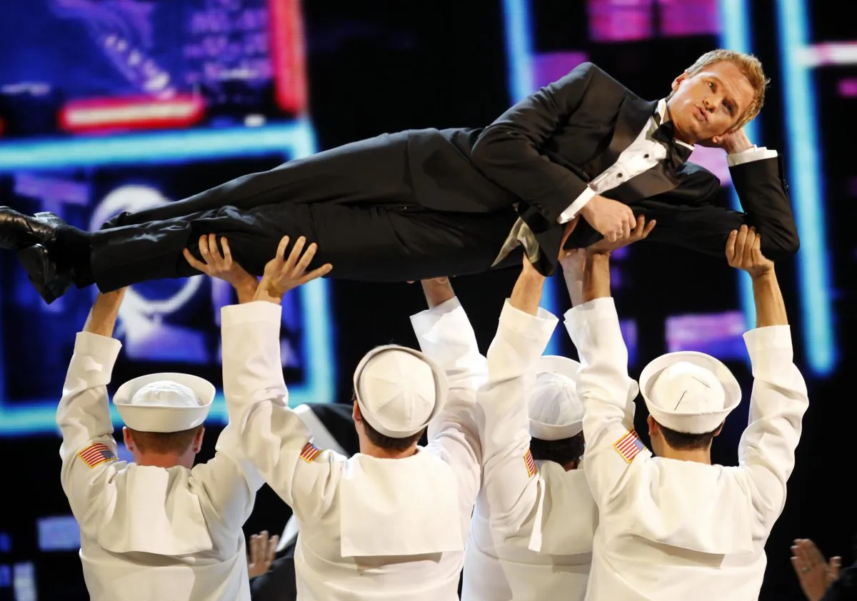 Neil Patrick Harris performing during the 65th annual Tony Awards in New York on June 12, 2011. (AP Photo/Jeff Christensen)