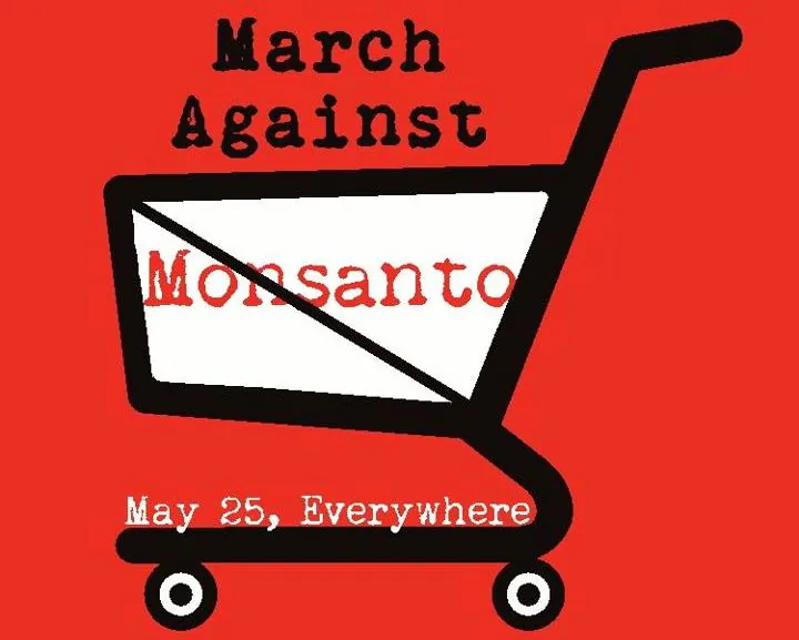On May 25, 2013, activists from 400 cities around the world will unite for the March Against Monsanto. Facebook RSVPs alone suggest over 2 million marchers. (Logo by Emilie Rensink)