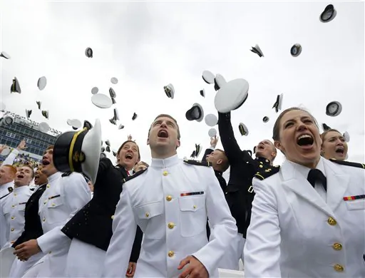 Naval Academy Students Graduate, Hear From President
