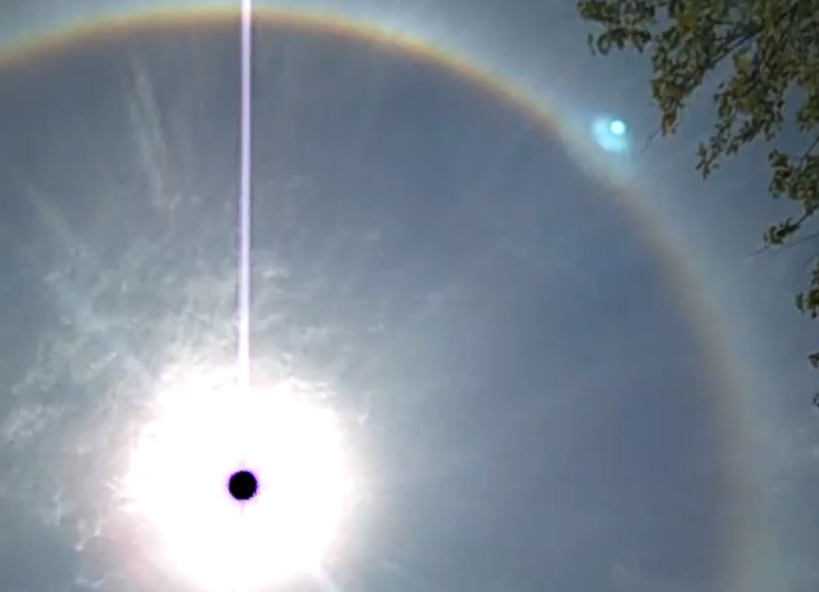 What's that ring around the sun? Sun halo? - YouTube