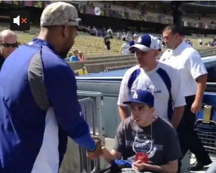 Kemp Terminally Ill Fan: Baseball Star Flies Fan to Game
