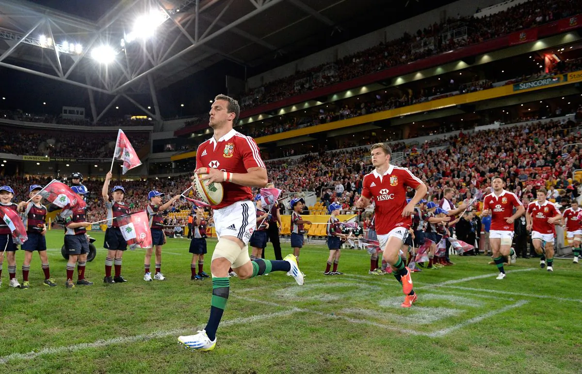 Sam Warburton led the Lions on to Suncorp Stadium to play the Reds two weeks ago ... this Saturday they return to play the Wallabies. (Bradley Kanaris/Getty Images)