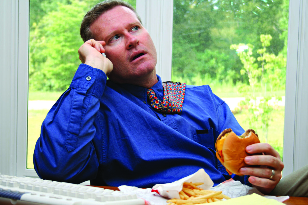 To honour your body’s fullness, slow down as you eat. Chew more, and pay attention to how you are feeling during the eating process. You want to eat until you are just satisfied, but not full. (Brad Killer/Photos.com)