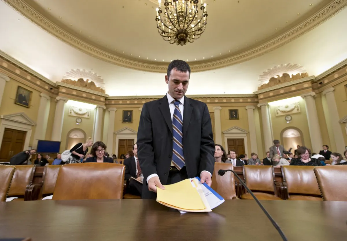 Acting IRS Commissioner Danny Werfel arrives on Capitol Hill in Washington, on June 27, 2013. (J. Scott Applewhite/AP Photo)