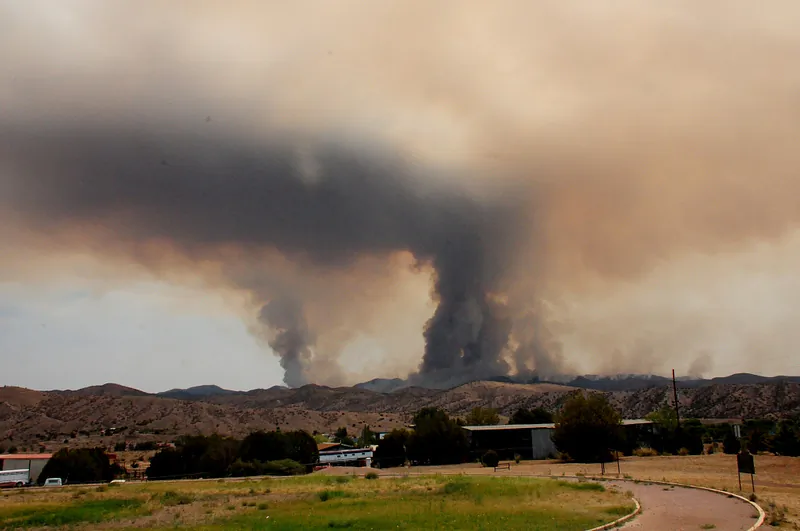 The Silver Fire on June 12, 2013, in the Gila National Forest of New Mexico. (Eric LaPrice, Silver Fire Information Officer, US Forest Service Gila National Forest)