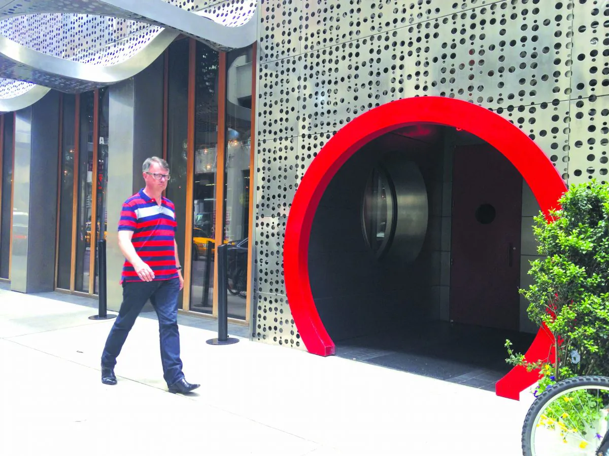 The outside of Cherry, a novel restaurant where French meets Japanese. (Samira Bouaou/The Epoch Times)