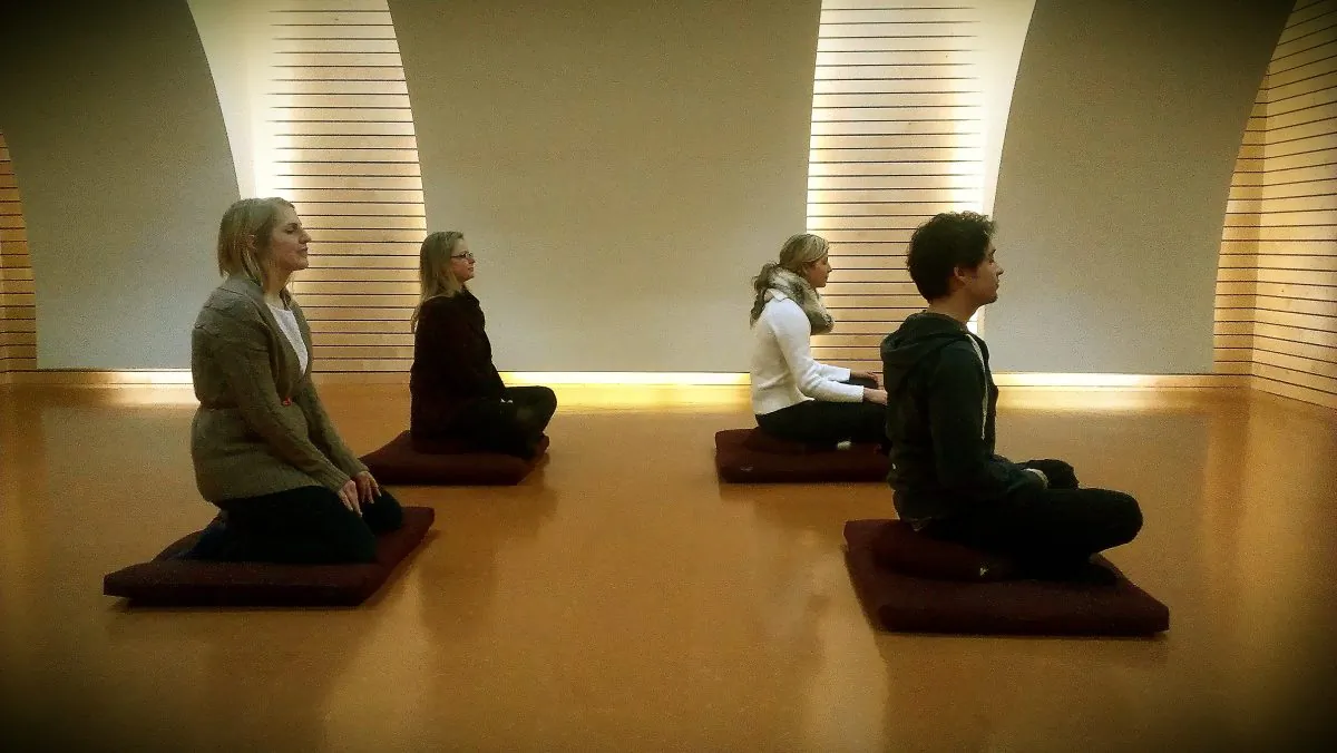 The Center for Investigating Healthy Minds at the Waisman Center of University of Wisconsin–Madison boasts a meditation room and a brain imaging lab. Researchers conduct “rigorous scientific research on healthy qualities of mind such as kindness, compassion, forgiveness and mindfulness,” according to its website. (Leo Dreyfuss)