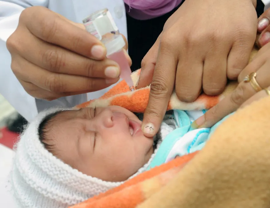 Childhood vaccine confidence drops by over a third during the pandemic. (Narinder Nanu/AFP/Getty Images) 