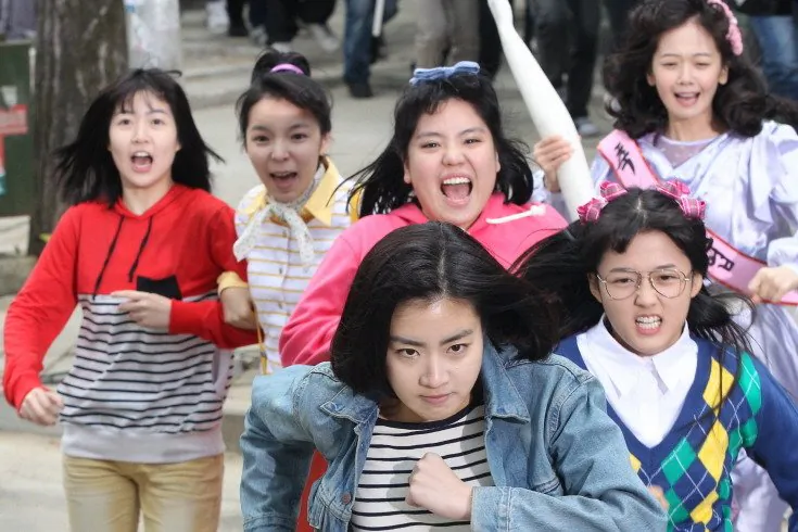 A scene from “Sunny,” a film about the incidents that happen when women search for their high school friends. (Courtesy of Han Cinema)