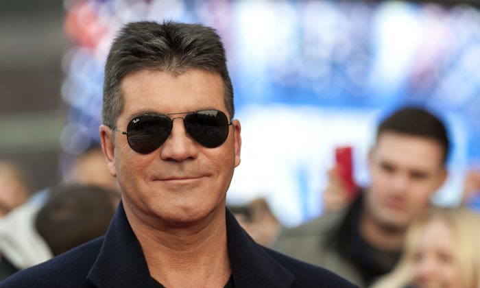 A file photo of Simon Cowell arriving for the 1st day of judges auditions for 'Britain's Got Talent' at Millenium Centre in Cardiff, Wales, on Jan. 16, 2013. (Ben Pruchnie/Getty Images)