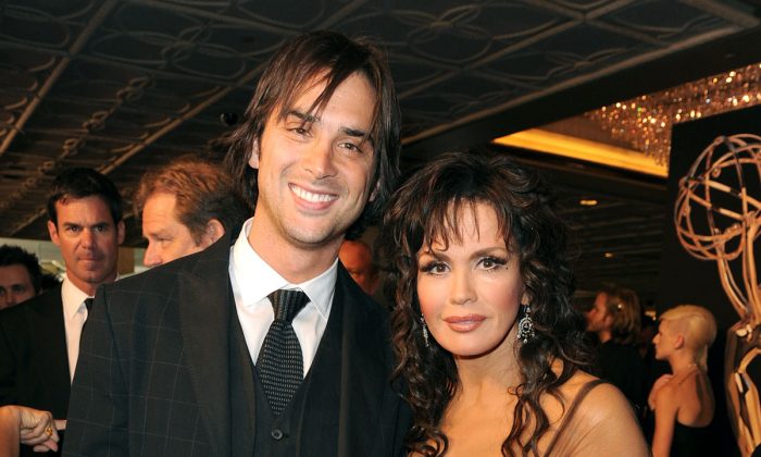 Marie Osmond (R) and her son, Stephen Osmond (L) arrive at the 37th Annual Daytime Entertainment Emmy Awards held at the Las Vegas Hilton in Las Vegas, Nev., on June 27, 2010. (Kevin Winter/Getty Images for ATI)