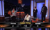 Shaq, 2-Year-Old Have Shooting Competition, Child Wins