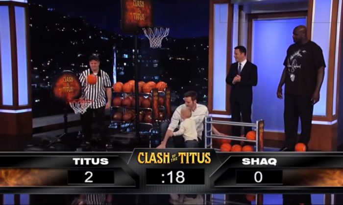 A screenshot of Jimmy Kimmel's YouTube shows the competition.