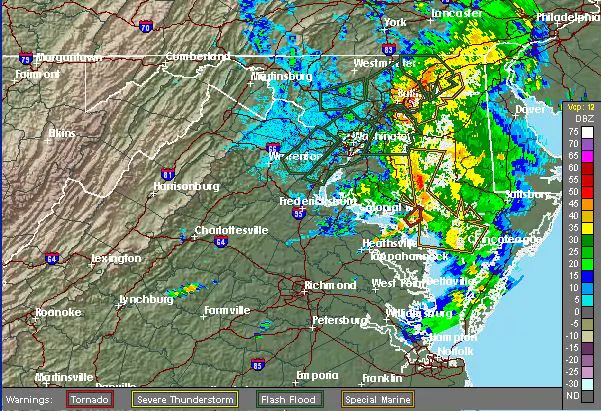 Tornadoes in Maryland Die Out, Flood Watches Remain in Effect for DC Area