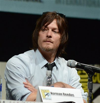 Norman Reedus participates in "The Walking Dead" panel on Day 3 of Comic-Con International on Friday, July 19, 2103, in San Diego. (Photo by Jordan Strauss/Invision/AP)