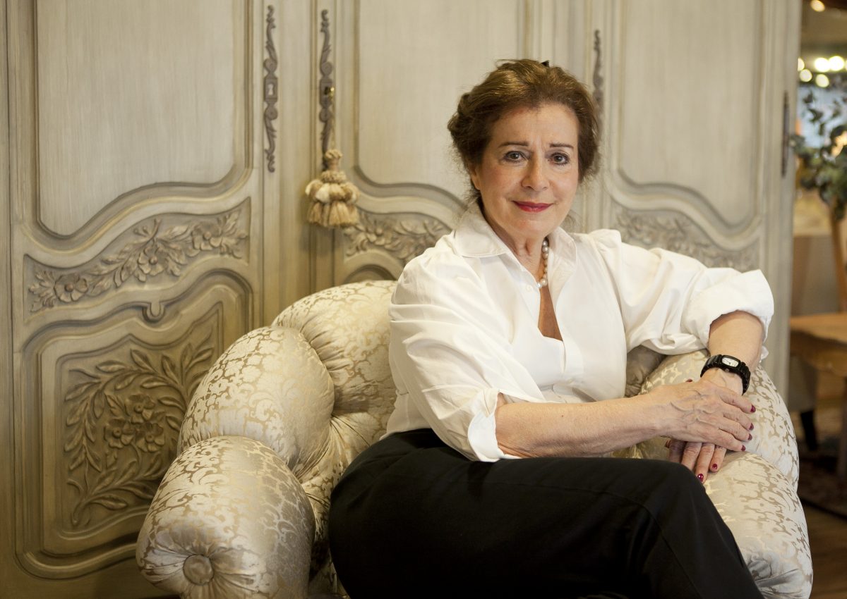 Charlotte Barbakow, president and designer of Manhattan's Devon Shops, which sells custom classic French and English furniture from scratch. (Samira Bouaou/Epoch Times)