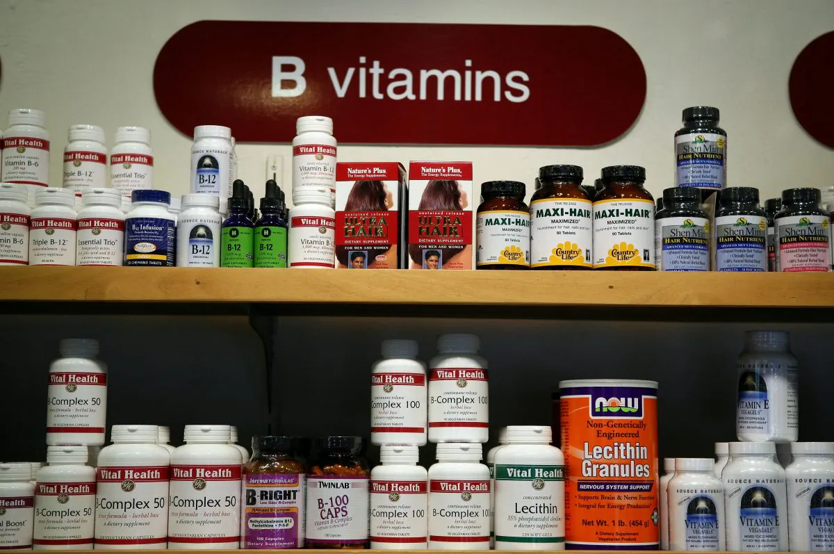 The FDA said that one brand of B vitamins contains steroids typically found in muscle-building formulas. (Justin Sullivan/Getty Images)