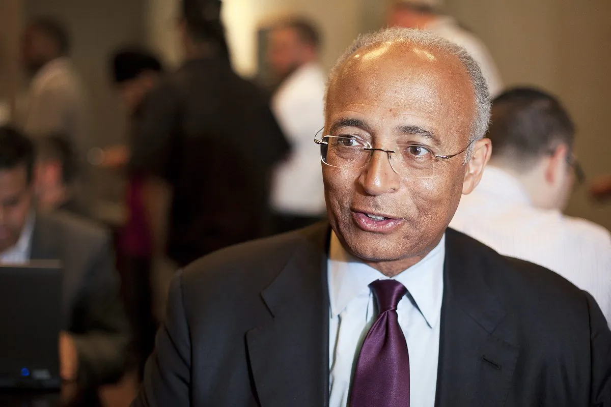 Bill Thompson, New York City mayoral candidate, at the Bean & Bean coffee shop in Lower Manhattan on July 25. (Samira Bouaou/Epoch Times Staff)