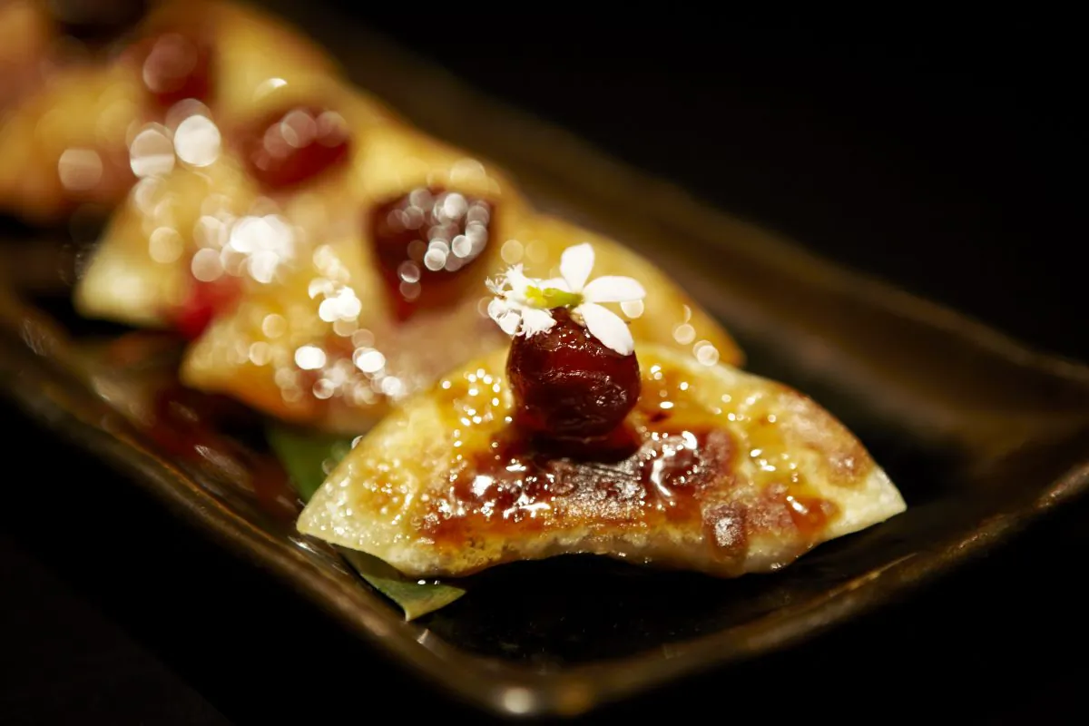 Foie Gras Shortrib Gyoza.