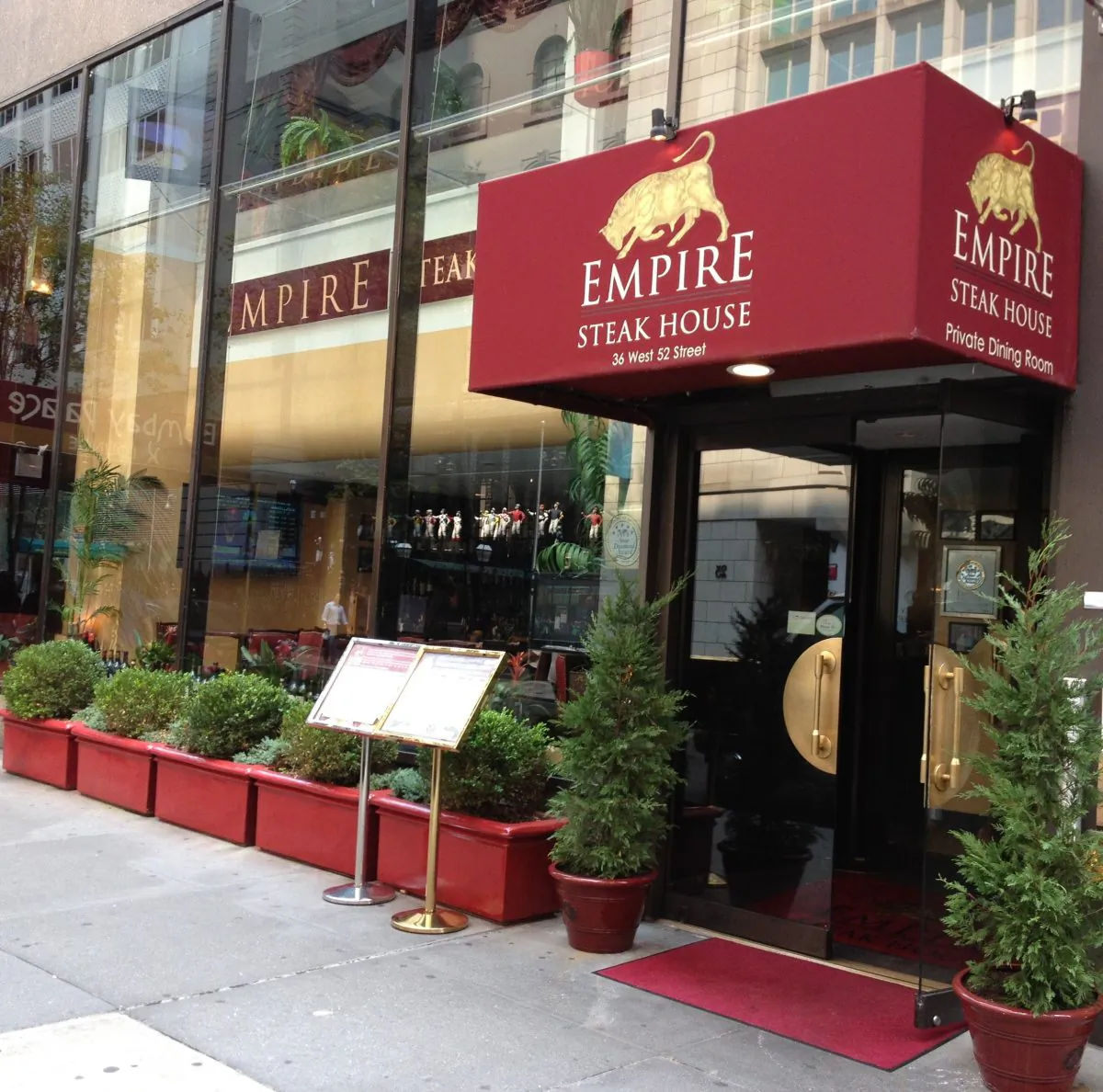 The exterior of the first Empire Steak House. (Courtesy of Empire Steak House)