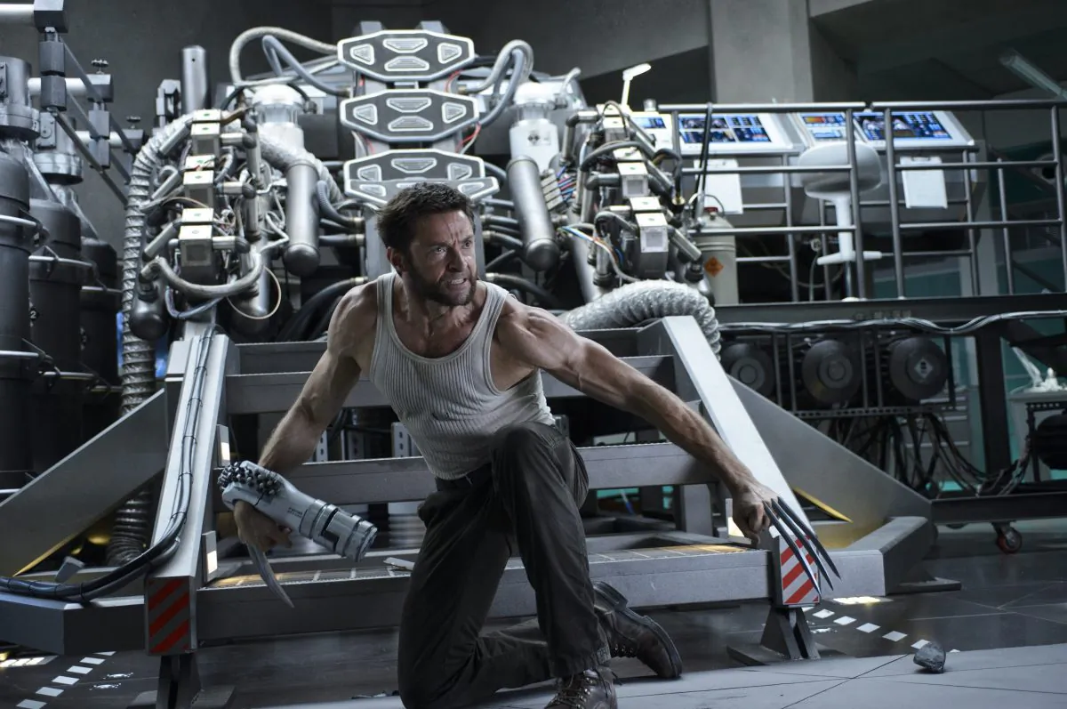 Logan (played by Hugh Jackman) fights his greatest battle in the action-adventure-fantasy “The Wolverine.” (Ben Rothstein/ Twentieth Century Fox Corporation)