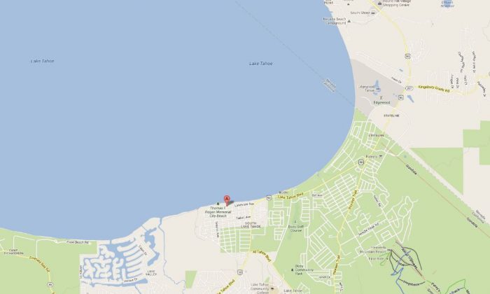 A Google Maps screenshot shows the location of Lakeview Commons in South Lake Tahoe.