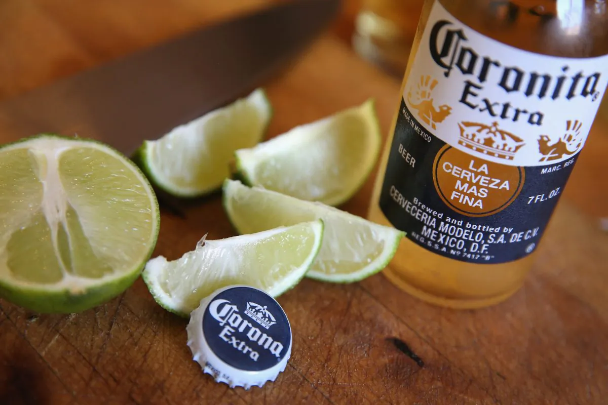 Corona Extra 12-ounce bottles could contain "small particles of glass." (Scott Olson/Getty Images)