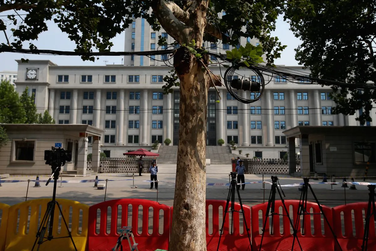 A general view of the Jinan Intermediate People's Court during the fourth day of former Chinese politician Bo Xilai's trial on Aug. 24, 2013 in Jinan, China. (Feng Li/Getty Images)