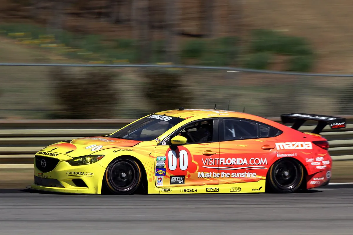 Tristan Nunez and co-driver Joel Miller have racked up three wins in the Rolex GX class. This will be the first weekend the Florida teen gets a chance to win in both the Rolex series and ALMS. (Chris Jasurek/Epoch Times)
