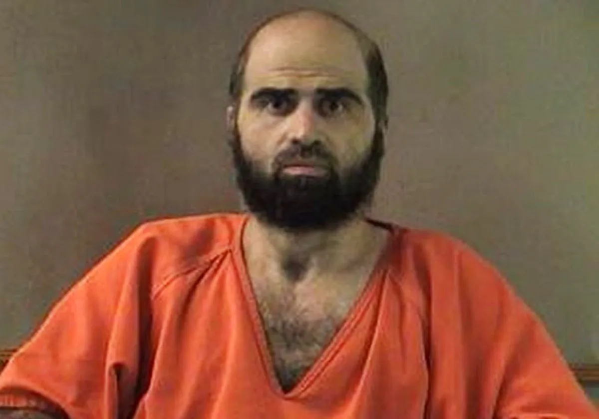 This undated file photo provided by the Bell County Sheriff's Department shows Maj. Nidal Hasan, who was convicted of murder for the 2009 shooting rampage at Fort Hood that killed 13 people and wounded more than 30 others. (Bell County Sheriff's Department/AP Photo)