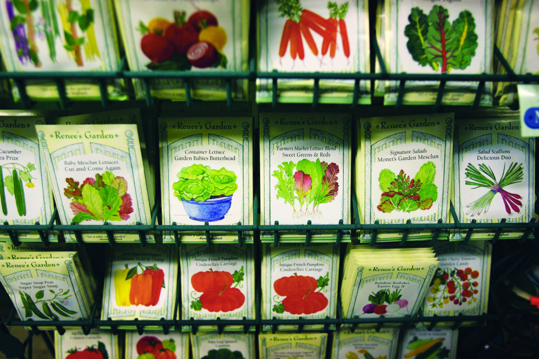 Vegetable seeds are sold at a nursery in Pasadena, Calif. Not all conscientious farms, or growers can afford to go certified organic, but that doesn’t mean they’re less healthy. (David McNew/Getty Images)