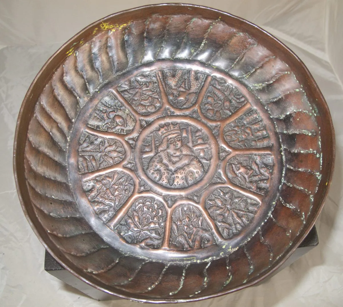 An overall view of the Gelingeham Alms Dish, is it the oldest dish of its kind on record? (Mark Newell)