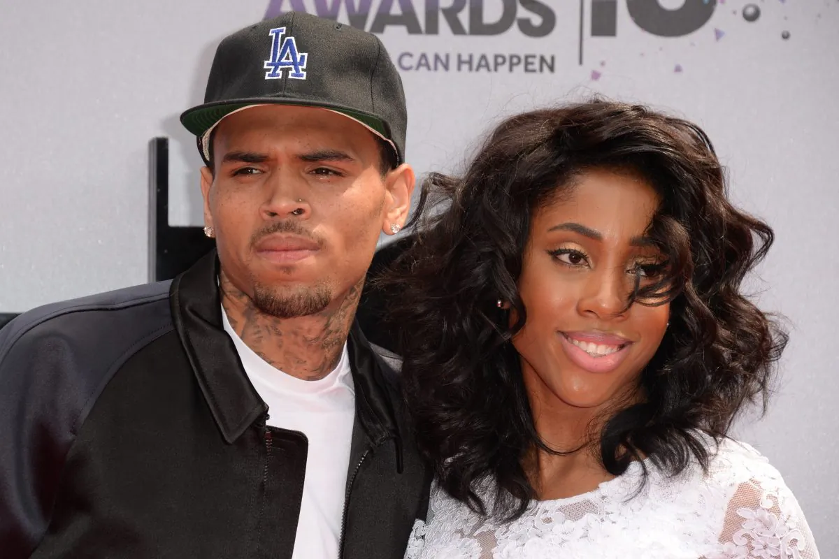 Chris Brown and Sevyn Streeter arrive for the 2013 BET Awards at the Nokia Theatre L.A. Live in Los Angeles on June 30, 2013. (Robyn Beck/AFP/Getty Images)