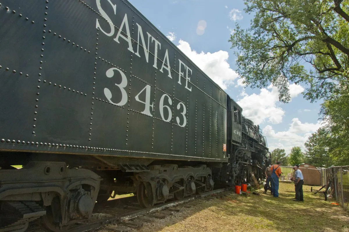 Topeka & Santa Fe No. 3463 was built in 1937. With a few modifications, engineers say this retired train will soon reach speeds of more than 130 mph, and leave little carbon foot print. (Coalition for Sustainable Rail)