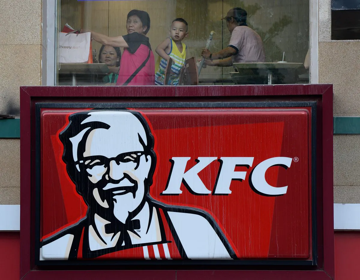 Customers dine at a KFC restaurant in Beijing on July 24, 2013. (Mark Ralston/AFP/Getty Images)